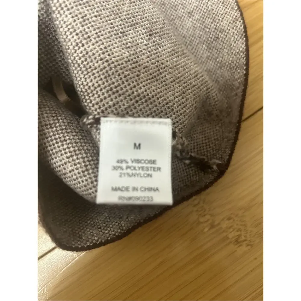 KENDALL & KYLIE Brown Soft KNIT Snakeskin Print Tube Top Y2K Clubwear Baddie Med - Picture 5 of 5